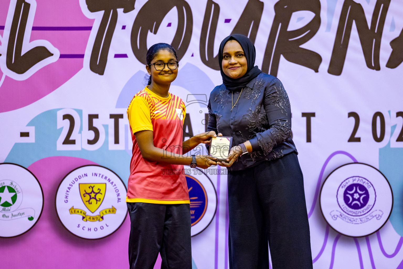 Closing Ceremony of Inter-school Netball Tournament held in Social Center at Male', Maldives on Monday, 26th August 2024. Photos: Hassan Simah / images.mv