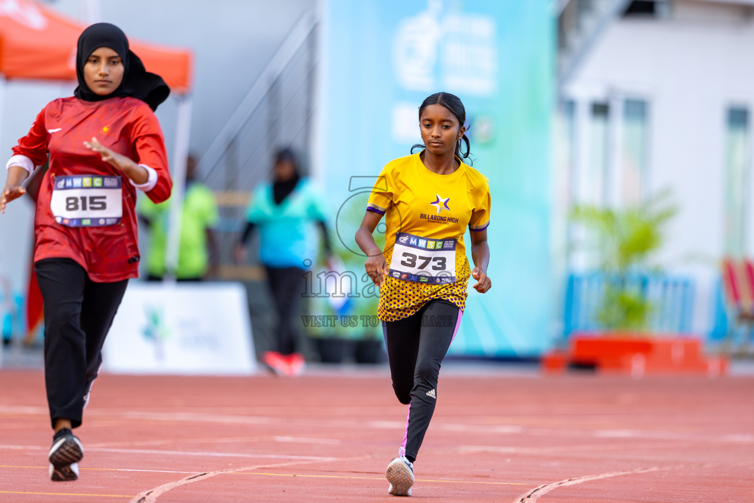 Day 2 of MWSC Interschool Athletics Championships 2024 held in Hulhumale Running Track, Hulhumale, Maldives on Sunday, 10th November 2024. Photos by: Ismail Thoriq / Images.mv