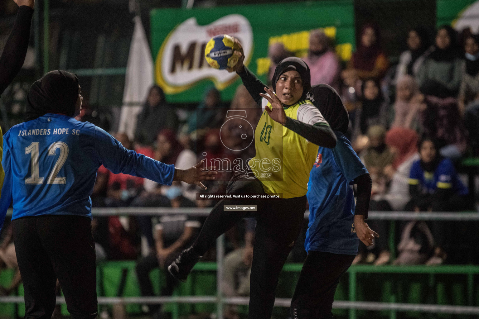 Milo 8th National Handball Tournament Day3, 17th December 2021, at Handball Ground, Male', Maldives. Photos by Nausham Waheed