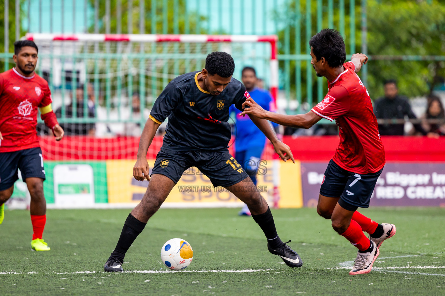 ADh Mandhoo vs ADh Mahibadhoo in Day 10 of Golden Futsal Challenge 2025 was held on Tuesday, 14th January 2025, in Hulhumale', Maldives Photos: Nausham Waheed / images.mv