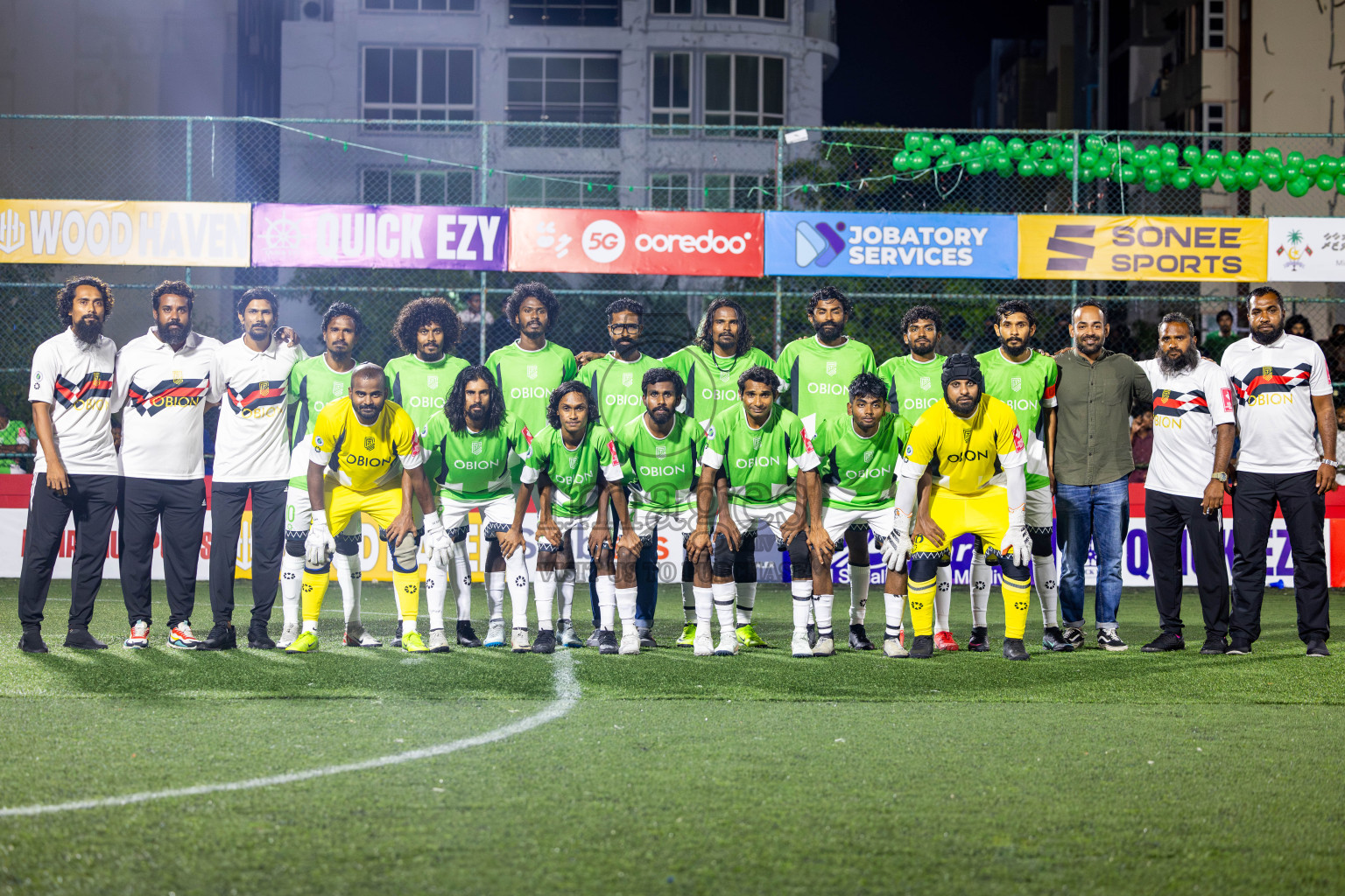 HDh Naivaadhoo vs HDh Makunudhoo in Atoll Round Semi-Final on Day 23 of Golden Futsal Challenge 2025 was held on Monday , 27th January 2025, in Hulhumale', Maldives. Photos: Nausham Waheed / images.mv
