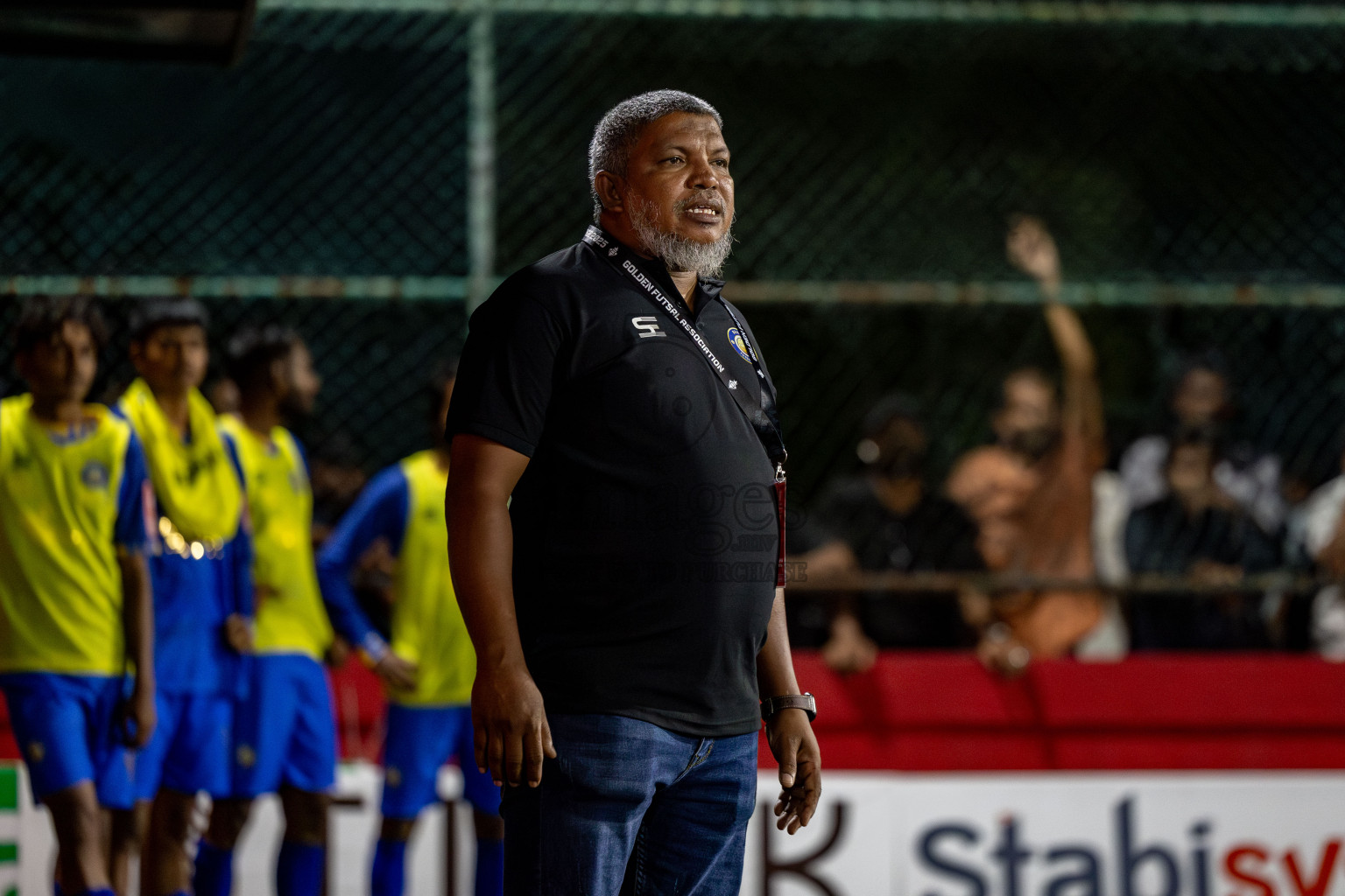 HA Filladhoo vs HA Baarah in Day 13 of Golden Futsal Challenge 2025 was held on Friday, 17th January 2025, in Hulhumale', Maldives 
Photos: Hassan Simah / images.mv