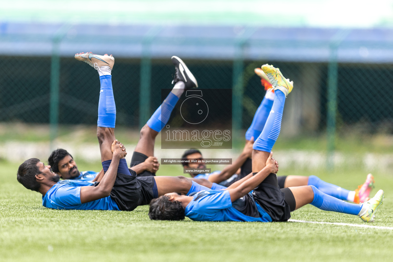 Maldives and Bangladesh Practice Sessions on 23 June 2023 before their match in Bangabandhu SAFF Championship 2023 held in Bengaluru Football Tournament