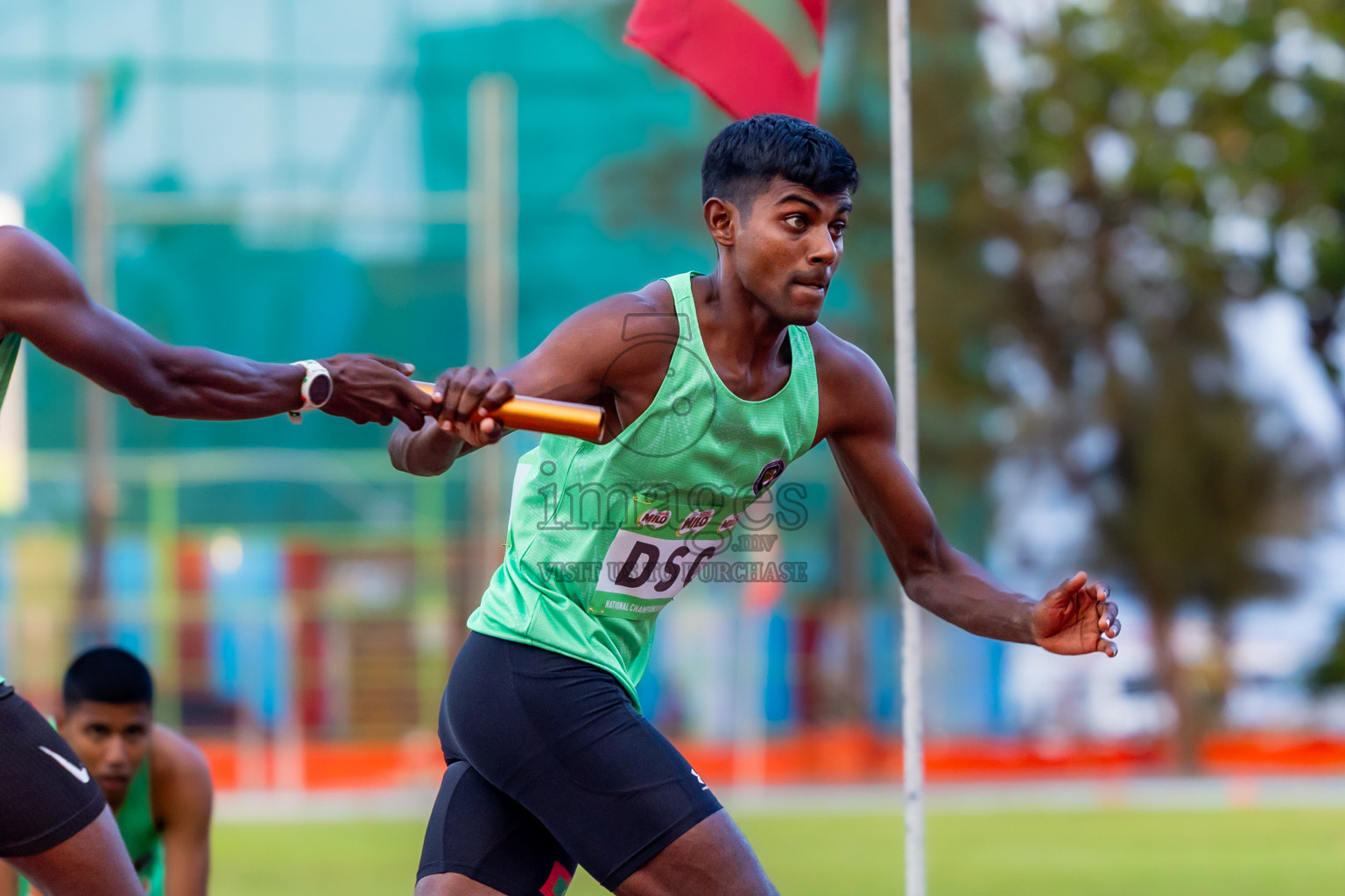 Day 1 of National Athletics Championship 2025 was held at Ekuveni Running Ground in Male', Maldives on Thursday, 14th August 2025. Photos: Nausham Waheed / images.mv