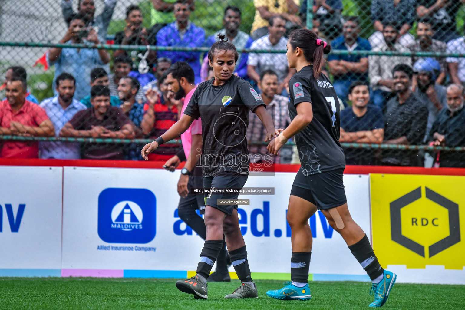 DSC vs Club MYS in Eighteen Thirty Women's Futsal Fiesta 2022 was held in Hulhumale', Maldives on Friday, 14th October 2022. Photos: Nausham Waheed / images.mv