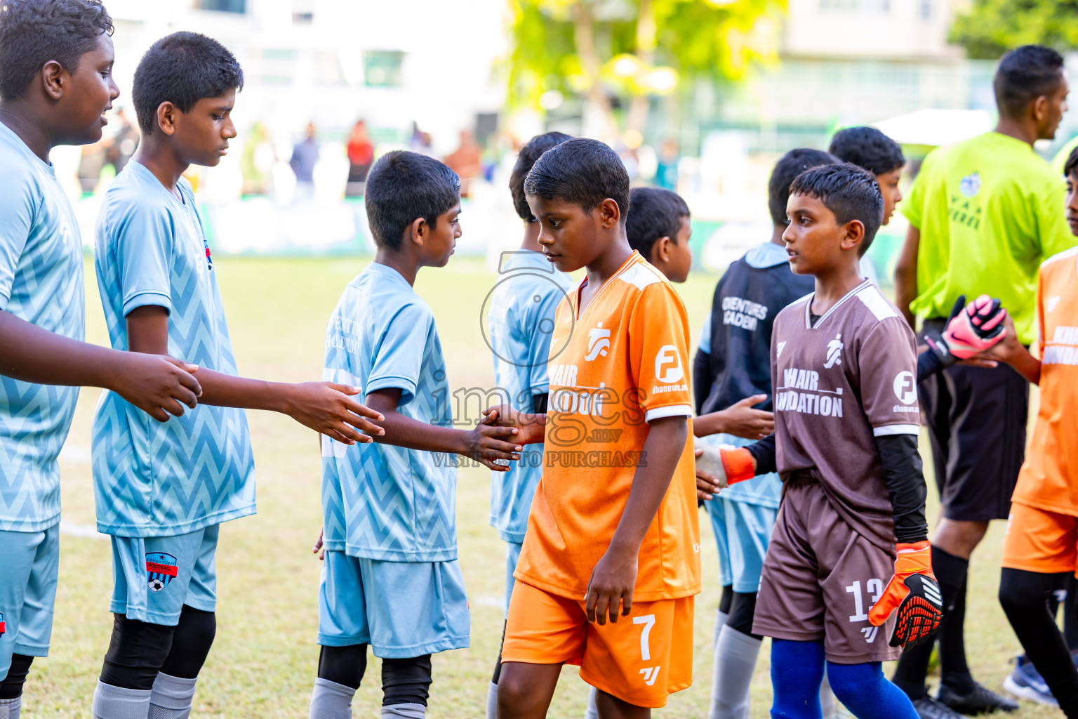 Day 3 of MILO Academy Championship 2025 (U-12) was held at Henveiru Stadium in Male', Maldives on Saturday, 3rd May 2025. Photos: Nausham Waheed / images.mv