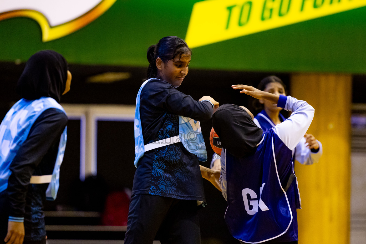 Day 6 of 25th Inter-School Netball Tournament was held in Social Center at Male', Maldives on Thursday, 15th August 2024. Photos: Nausham Waheed / images.mv