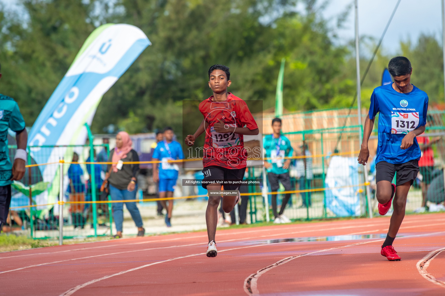 Day two of Inter School Athletics Championship 2023 was held at Hulhumale' Running Track at Hulhumale', Maldives on Sunday, 15th May 2023. Photos: Nausham Waheed / images.mv