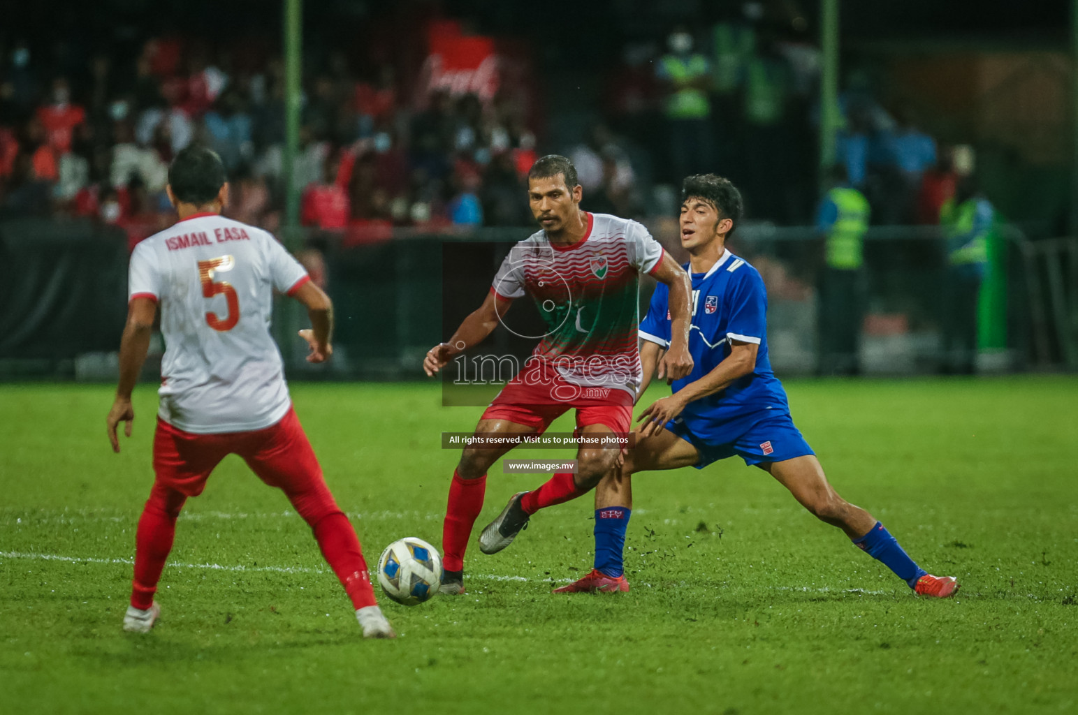 Maldives vs Nepal in SAFF Championship 2021 held on 1st October 2021 in Galolhu National Stadium, Male', Maldives