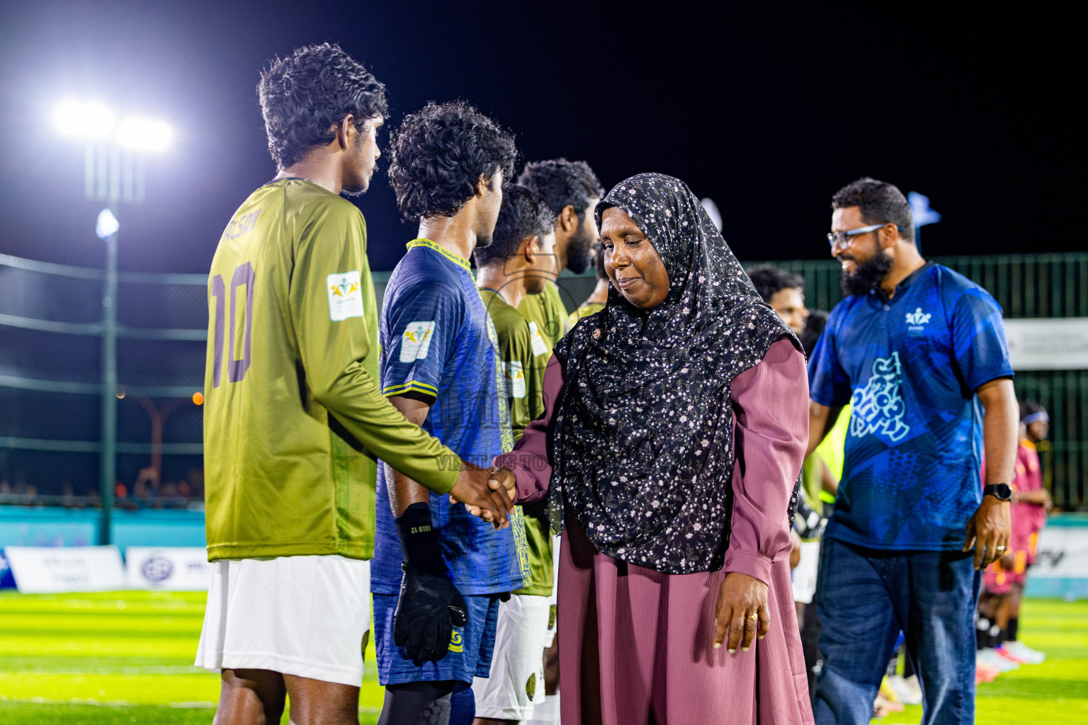 Comienzo fc vs The dee ess kay in Day 1 of Laamehi Dhiggaru Ekuveri Futsal Challenge 2025 was held on Thursday, 24th July 2025, at Dhiggaru Futsal Ground, Dhiggaru, Maldives Photos: Nausham Waheed / images.mv