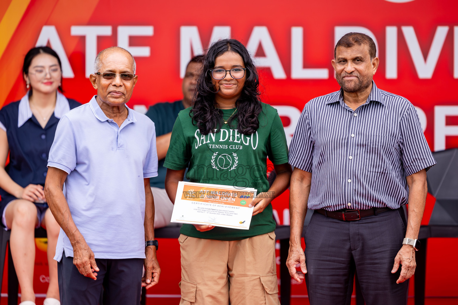 Finals of ATF Maldives Junior Open Tennis was held in Male' Tennis Court, Male', Maldives on Saturday, 21st December 2024. Photos: Nausham Waheed/ images.mv