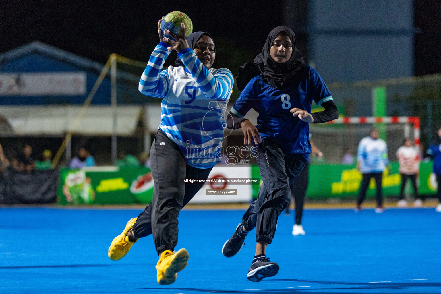 Quarter Final of 7th Inter-Office/Company Handball Tournament 2023, held in Handball ground, Male', Maldives on Friday, 20th October 2023 Photos: Nausham Waheed/ Images.mv