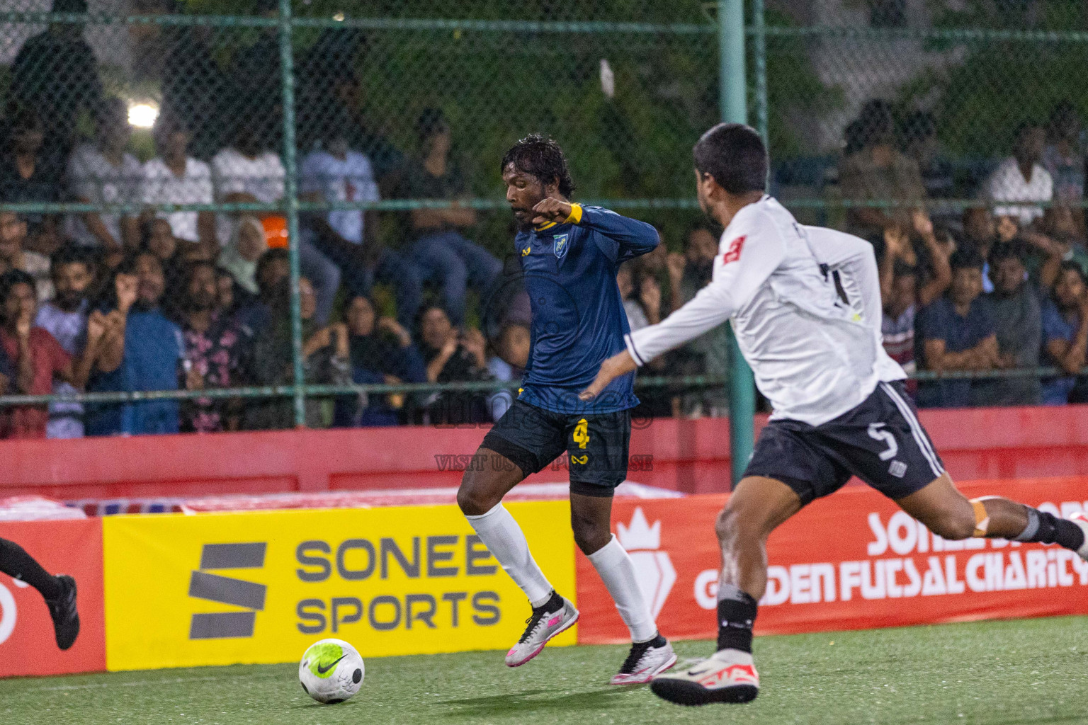 N Velidhoo vs N Miladhoo in Day 3 of Golden Futsal Challenge 2024 was held on Wednesday, 17th January 2024, in Hulhumale', Maldives
Photos: Ismail Thoriq / images.mv