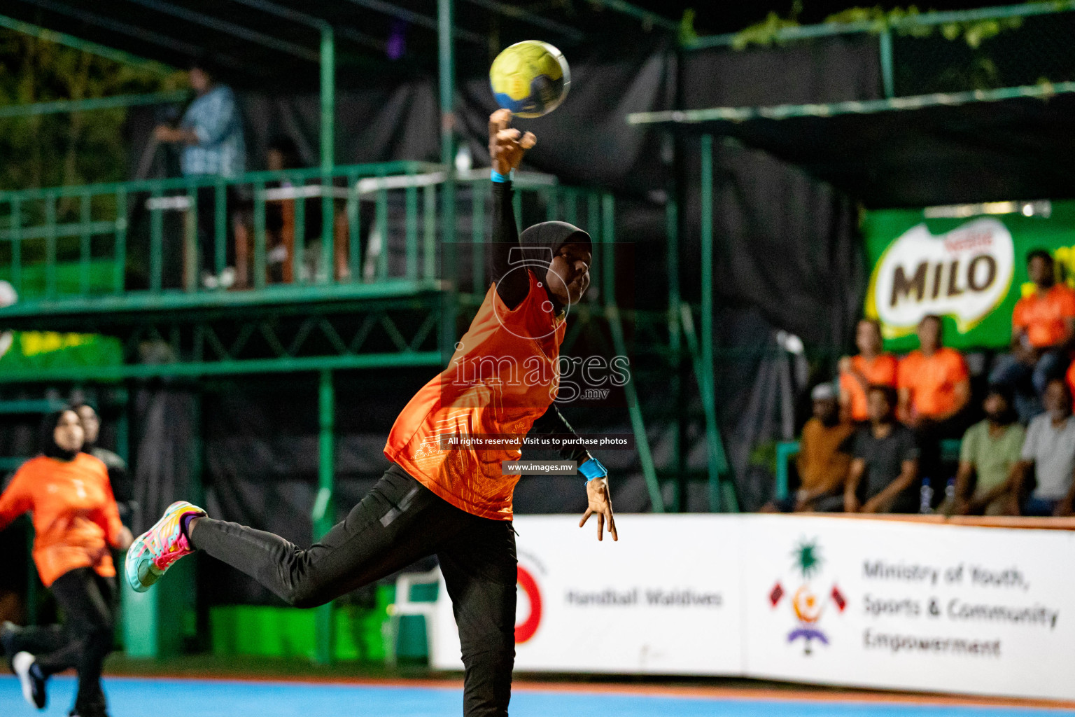 Day 8 of 7th Inter-Office/Company Handball Tournament 2023, held in Handball ground, Male', Maldives on Friday, 23rd September 2023 Photos: Hassan Simah/ Images.mv