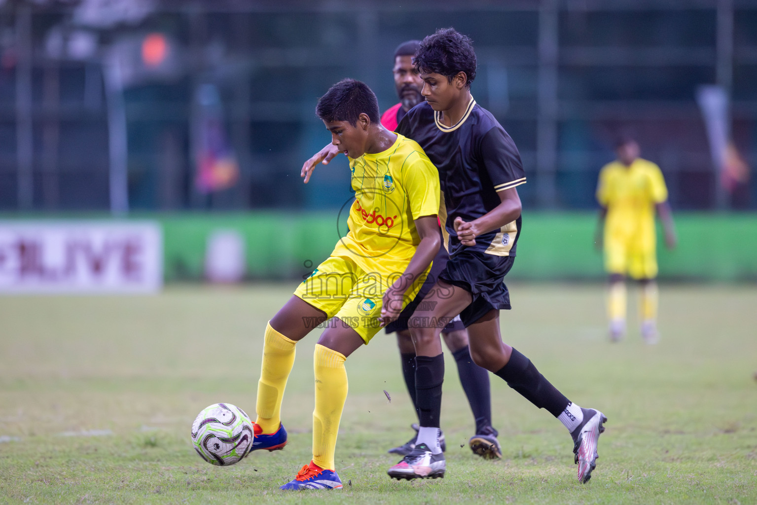 Eagles vs Maziya (U14) in Dhivehi Youth League 2024 - Day 2. Matches held at Henveiru Stadium on 22nd November 2024 , Friday. Photos: Shuu Abdul Sattar/ Images.mv