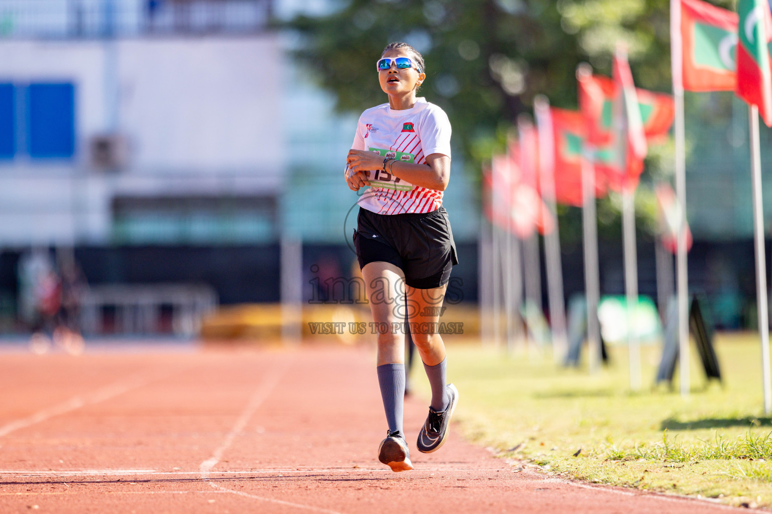 Day 2 of 12th Milo Association Championships was held in Ekuveni Track at Male', Maldives on Friday, 25th April 2025. 
Photos: Hassan Simah / images.mv