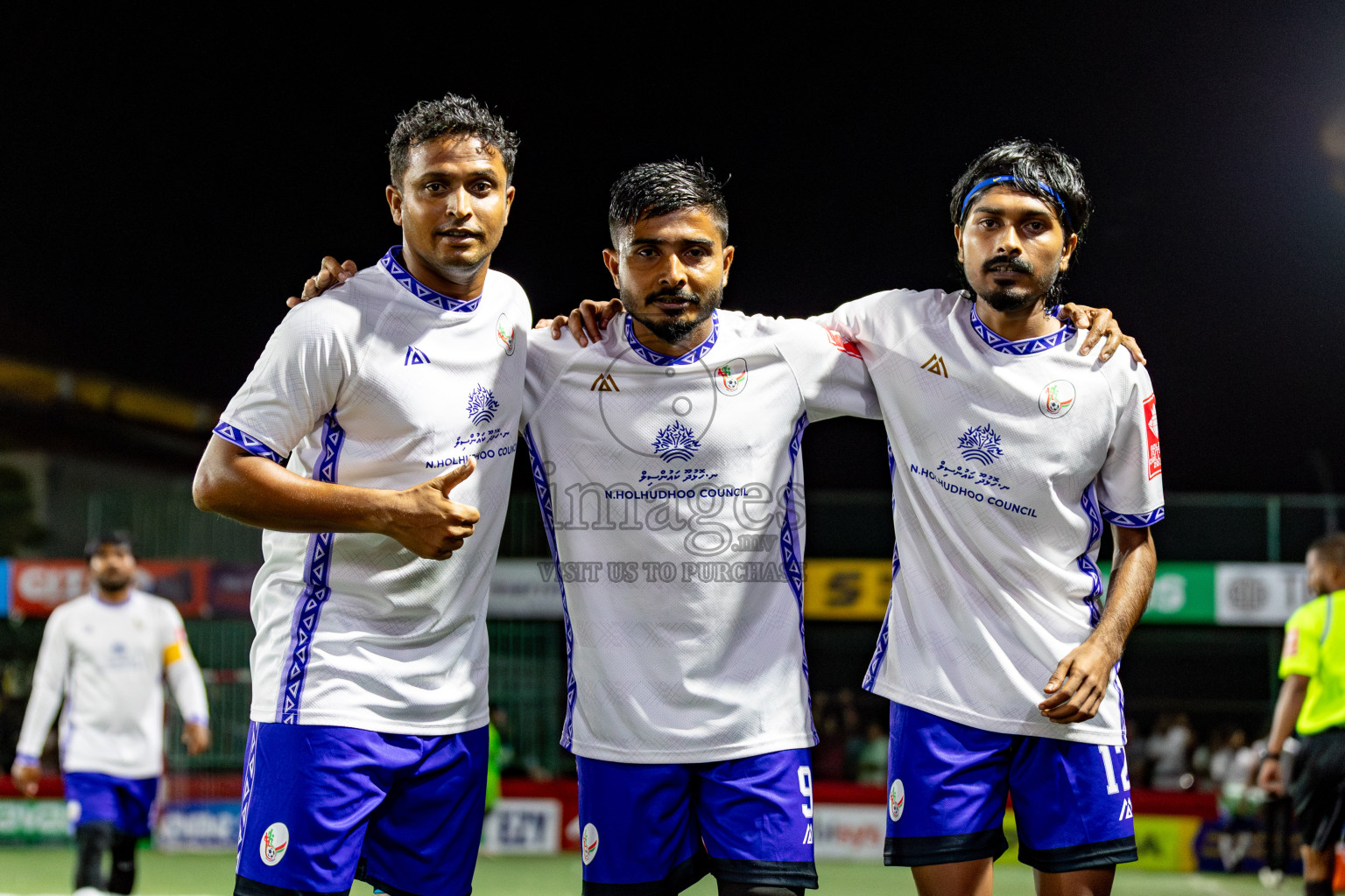 N Holhudhoo vs N Velidhoo in Day 12 of Golden Futsal Challenge 2025 was held on Thursday, 16th January 2025, in Hulhumale', Maldives.
Photos: Hassan Simah / images.mv