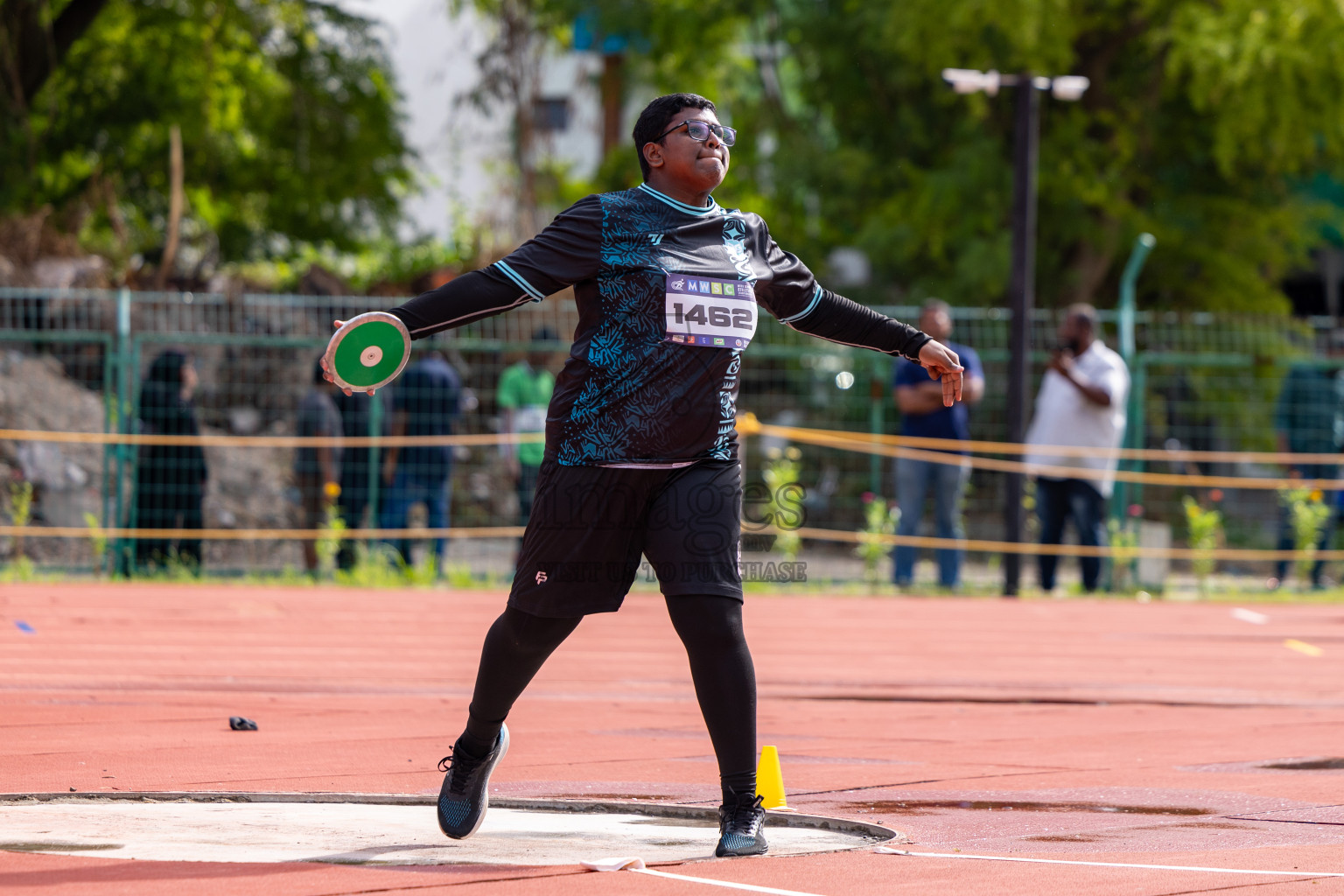 Day 1 of MWSC Interschool Athletics Championships 2024 held in Hulhumale Running Track, Hulhumale, Maldives on Saturday, 9th November 2024. 
Photos by: Ismail Thoriq, Hassan Simah / Images.mv