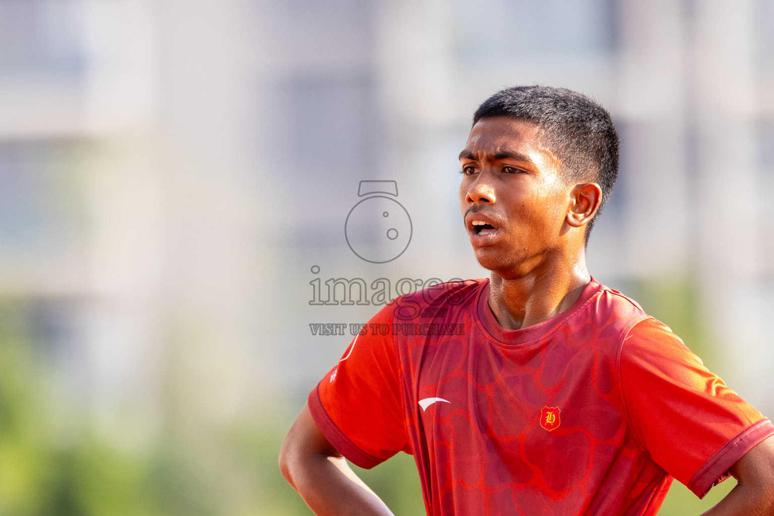 Day 5 of MWSC Interschool Athletics Championships 2024 held in Hulhumale Running Track, Hulhumale, Maldives on Wednesday, 13th November 2024. Photos by: Raif Yoosuf / Images.mv