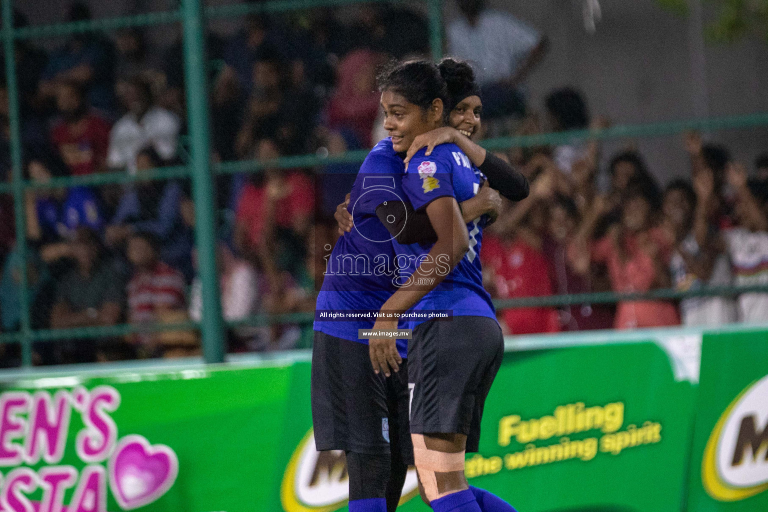 Police Club vs Club Immigration in the semi finals of 18/30 Women's Futsal Fiesta 2019 on 27th April 2019, held in Hulhumale Photos: Suadh Abdul Sattar / images.mv