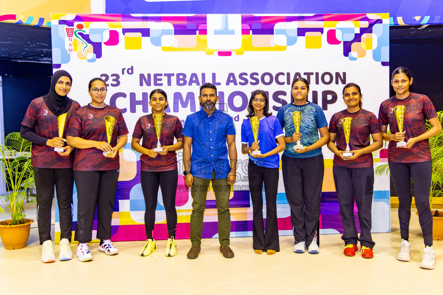 Final of 23rd Netball Association Championship was held in Social Canter at Male', Maldives on Sunday, 5th May 2024. Photos: Nausham Waheed / images.mv