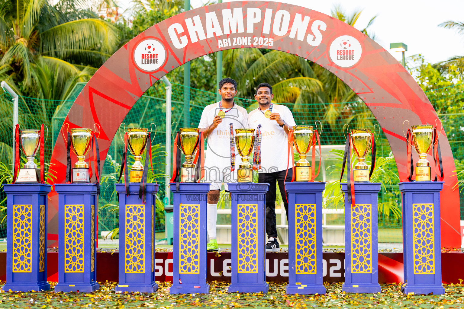 Barcelo vs Conrad in the Final of Resort League 2025 (Ari Zone) was held on Sunday, 28th June 2025 in Conrad Maldives Rangali Island, Alif Dhaalu Atoll, Maldives. Photos: Nausham Waheed / images.mv
