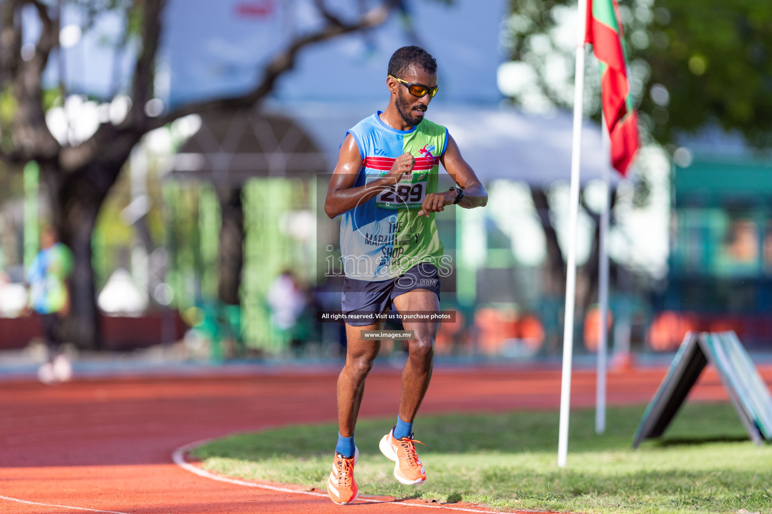 Day 2 of National Athletics Championship 2023 was held in Ekuveni Track at Male', Maldives on Saturday, 25th November 2023. Photos: Nausham Waheed / images.mv