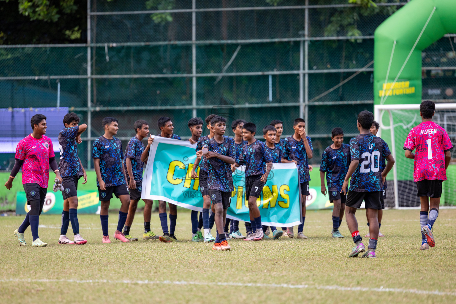 Day 4 of MILO Academy Championship 2024 (U-14) was held in Henveyru Stadium, Male', Maldives on Sunday, 3rd November 2024. Photos: Hassan Simah / Images.mv