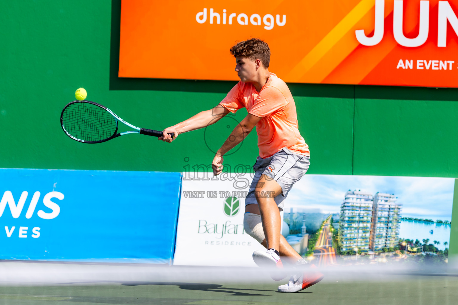 Day 2 of ATF Maldives Junior Open Tennis was held in Male' Tennis Court, Male', Maldives on Tuesday, 10th December 2024. Photos: Nausham Waheed / images.mv