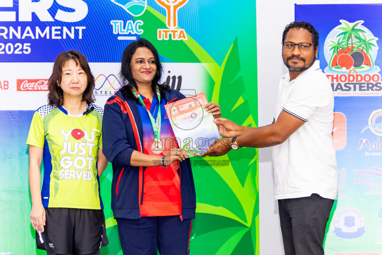 Day 4 of 1st Thoddoo Masters Table Tennis Tournament was held on Sunday, 24th August 2025 in AA Thoddoo, Maldives. Photos: Nausham Waheed / images.mv
