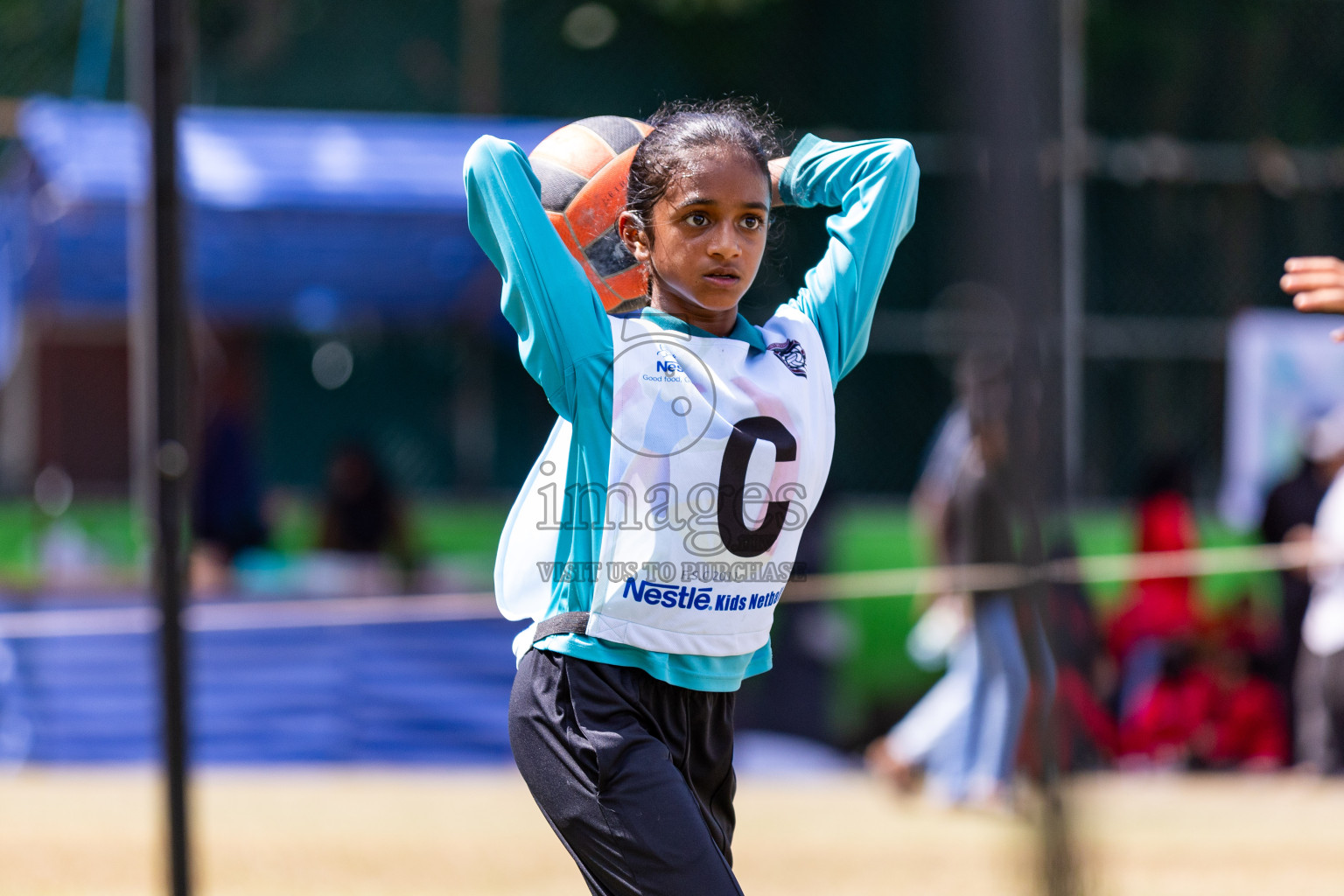 Day 3 of Nestle' Kids Netball Fiesta 2023 held in Henveyru Stadium, Male', Maldives on Saturday, 2nd December 2023. Photos by Nausham Waheed / Images.mv