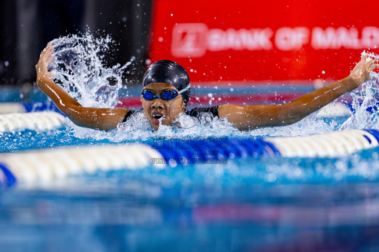 Day 2 of 20th Inter-school Swimming Competition 2024 held in Hulhumale', Maldives on Sunday, 13th October 2024. Photos: Nausham Waheed / images.mv