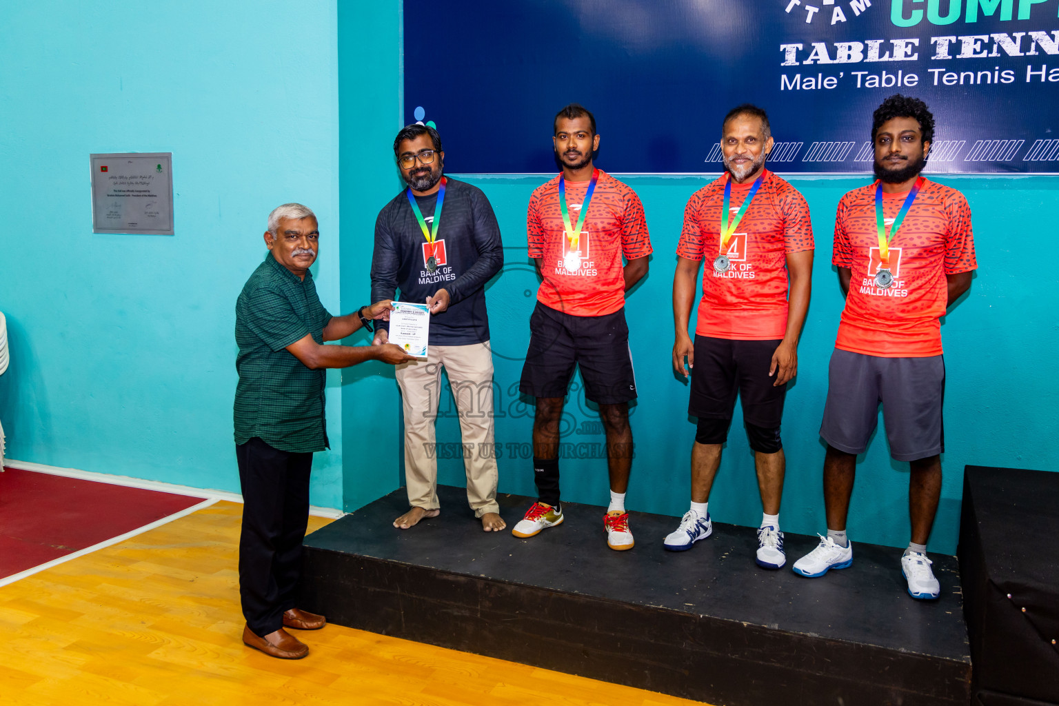 Finals of 9th Inter Office Company & Resort Table Tennis Tournament was held in Male' TT Hall, Male', Maldives on Saturday, 16th November 2024. Photos: Nausham Waheed / images.mv