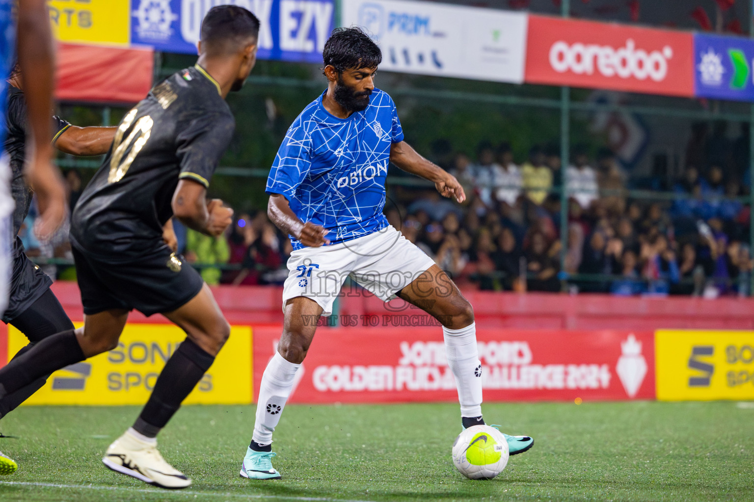 HA Utheemu vs HDh Naivaadhoo on Day 33 of Golden Futsal Challenge 2024, held on Sunday, 18th February 2024, in Hulhumale', Maldives Photos: Mohamed Mahfooz Moosa / images.mv