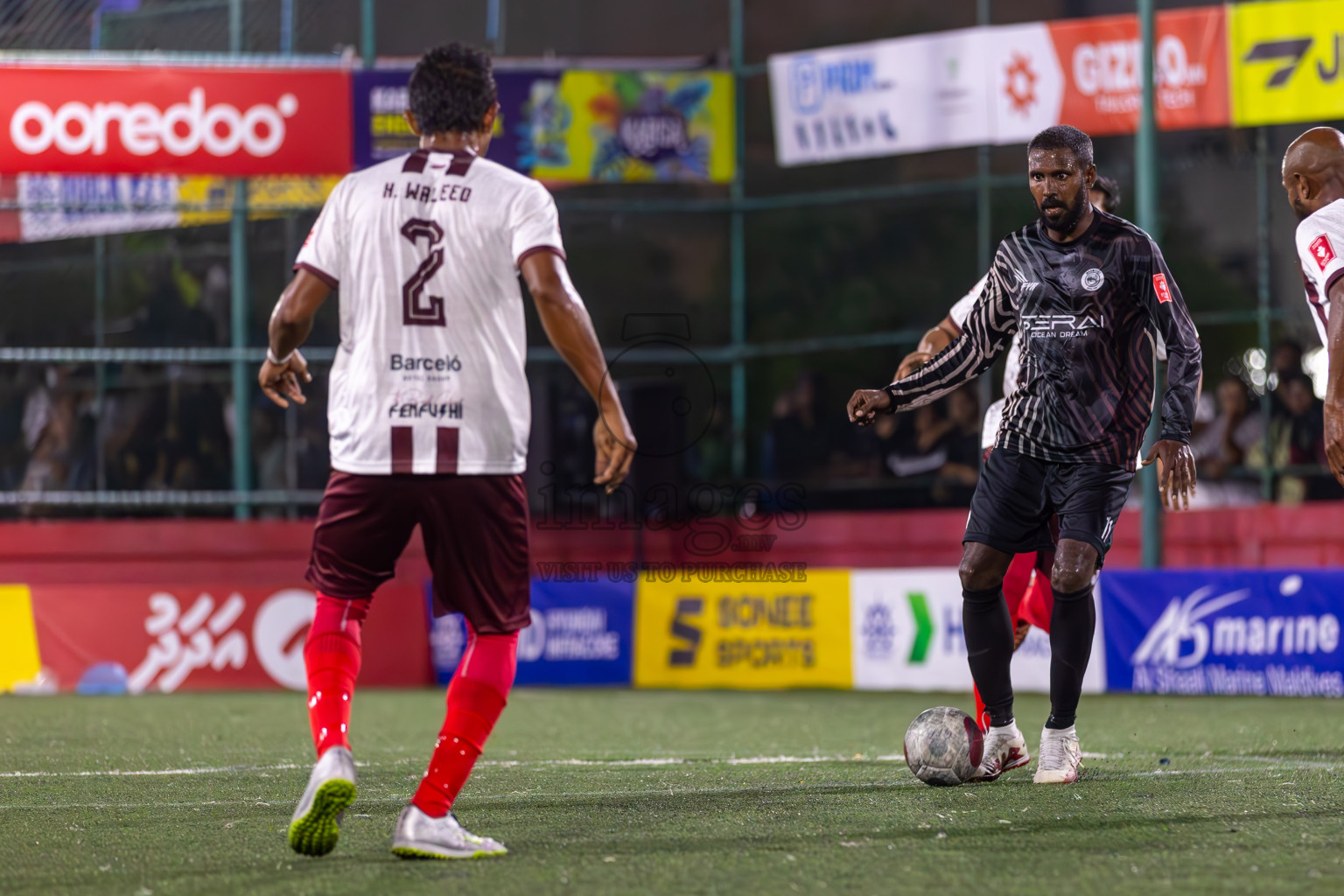 ADh Maamigili vs ADh Fenfushi in Day 12 of Golden Futsal Challenge 2024 was held on Friday, 26th January 2024, in Hulhumale', Maldives
Photos: Ismail Thoriq / images.mv