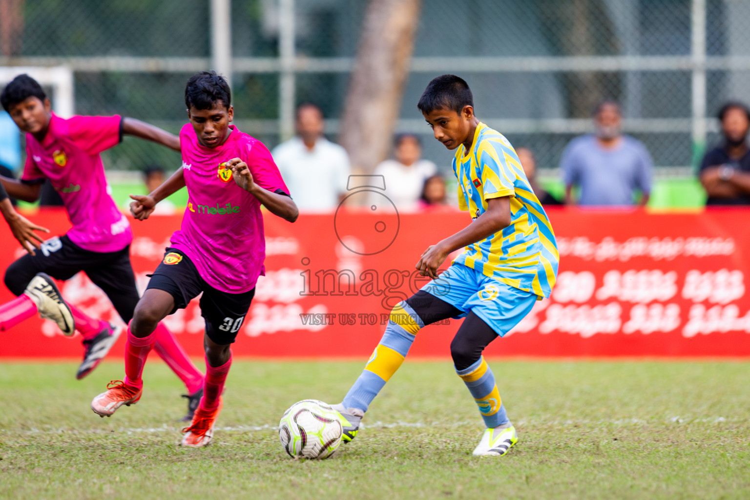 Under 14 United Victory vs Valancia on day 3 of Dhivehi Youth League 2024 held at Henveiru Stadium on Saturday, 23rd November 2024. Photos: Nausham Waheed/ Images.mv