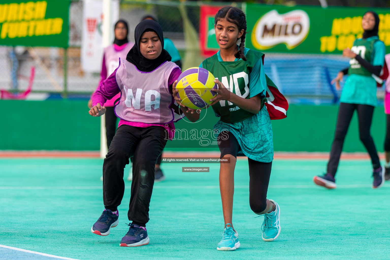 Junior Netball Championship 2022 - Under 14 Final U14 final of Junior Netball Championship 2022 held in Male', Maldives on Friday, 18th March 2022. Photos by Ismail Thoriq