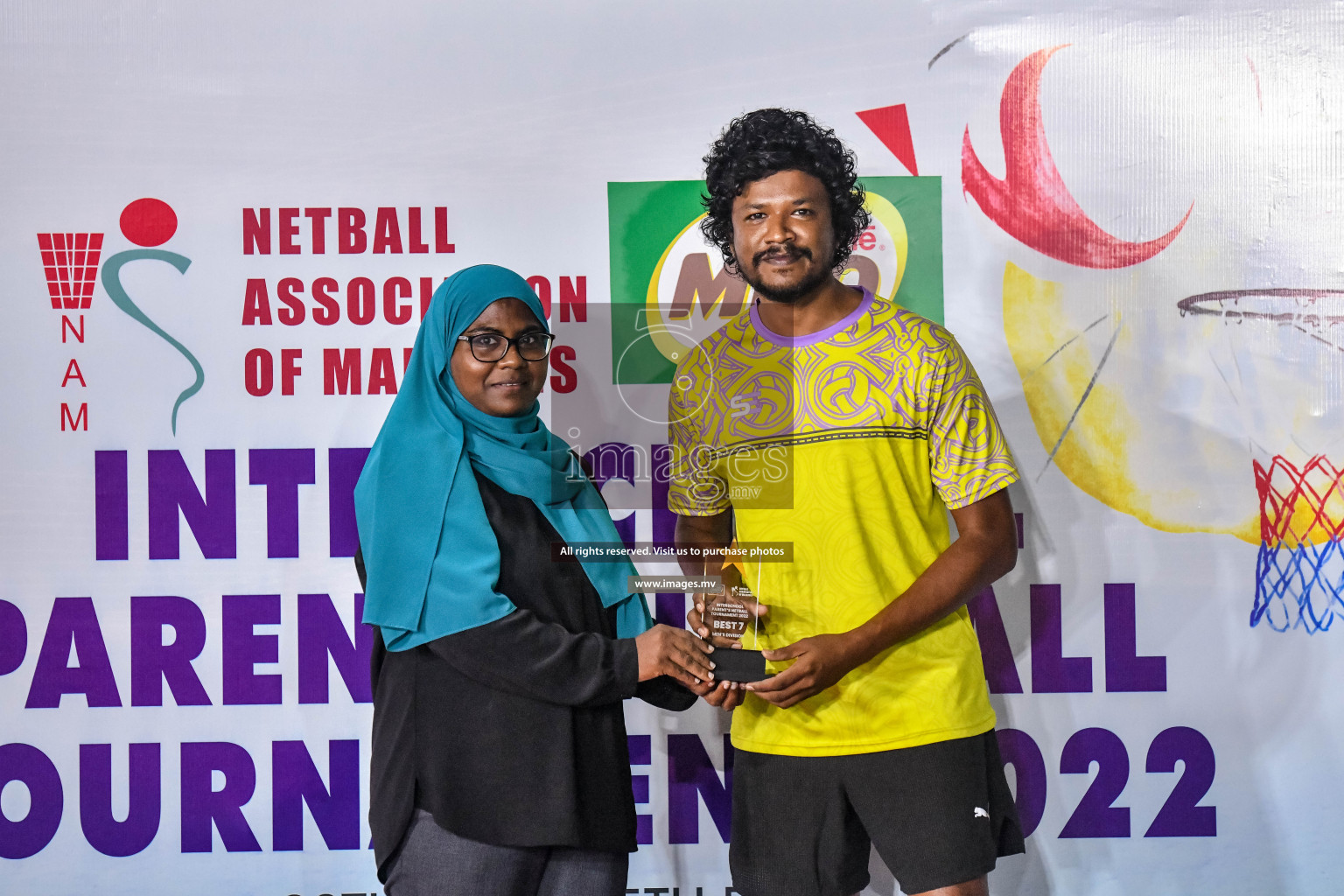 Final of Inter-School Parents Netball Tournament was held in Male', Maldives on 4th December 2022. Photos: Nausham Waheed / images.mv