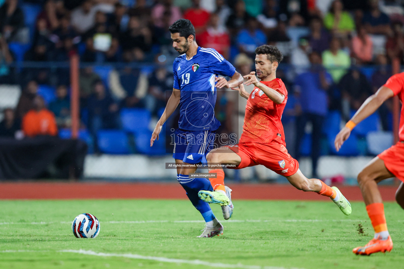 Kuwait vs India in the Final of SAFF Championship 2023 held in Sree Kanteerava Stadium, Bengaluru, India, on Tuesday, 4th July 2023. Photos: Nausham Waheed / images.mv