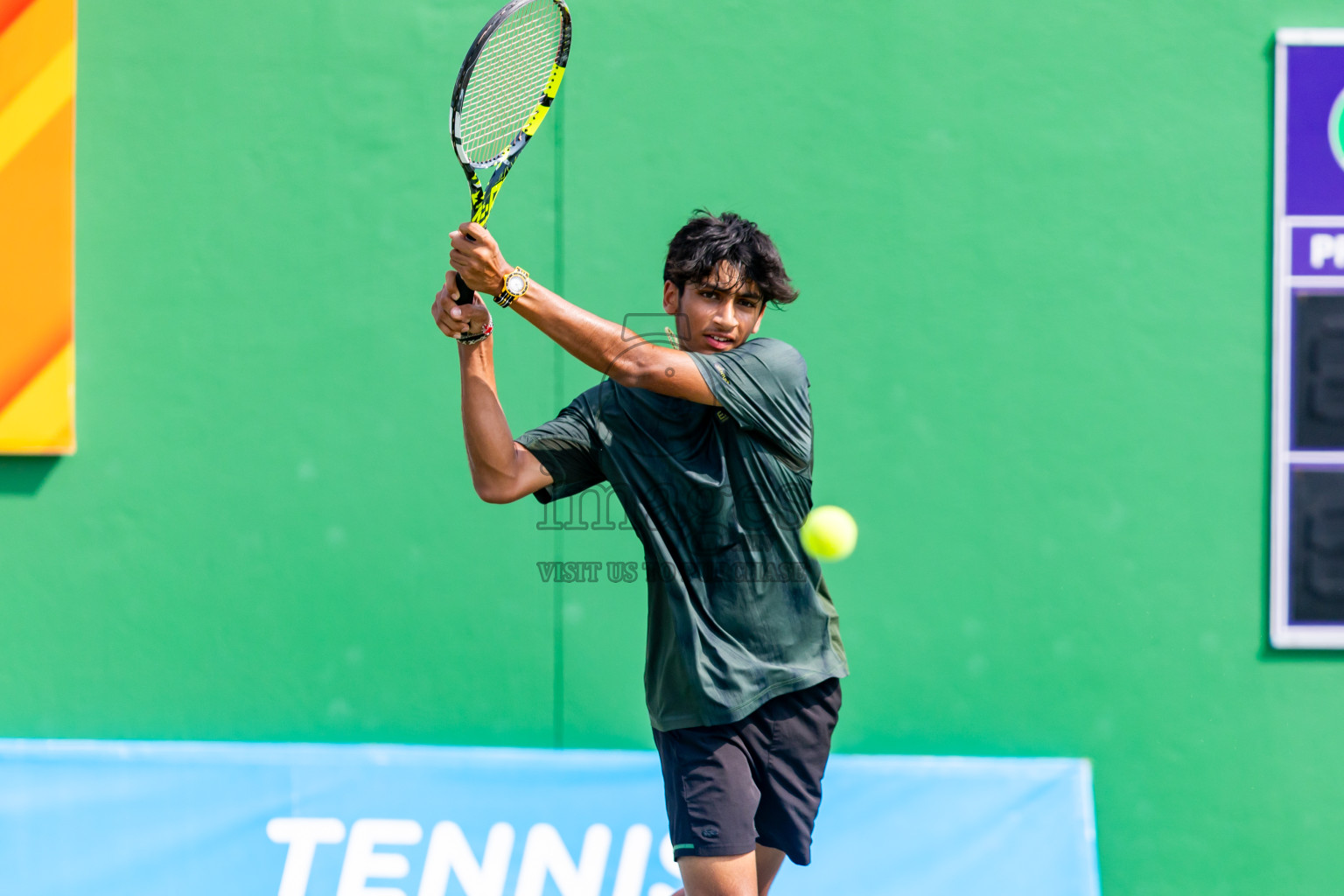 Day 4 of ATF Maldives Junior Open Tennis was held in Male' Tennis Court, Male', Maldives on Thursday, 12th December 2024. Photos: Nausham Waheed/ images.mv