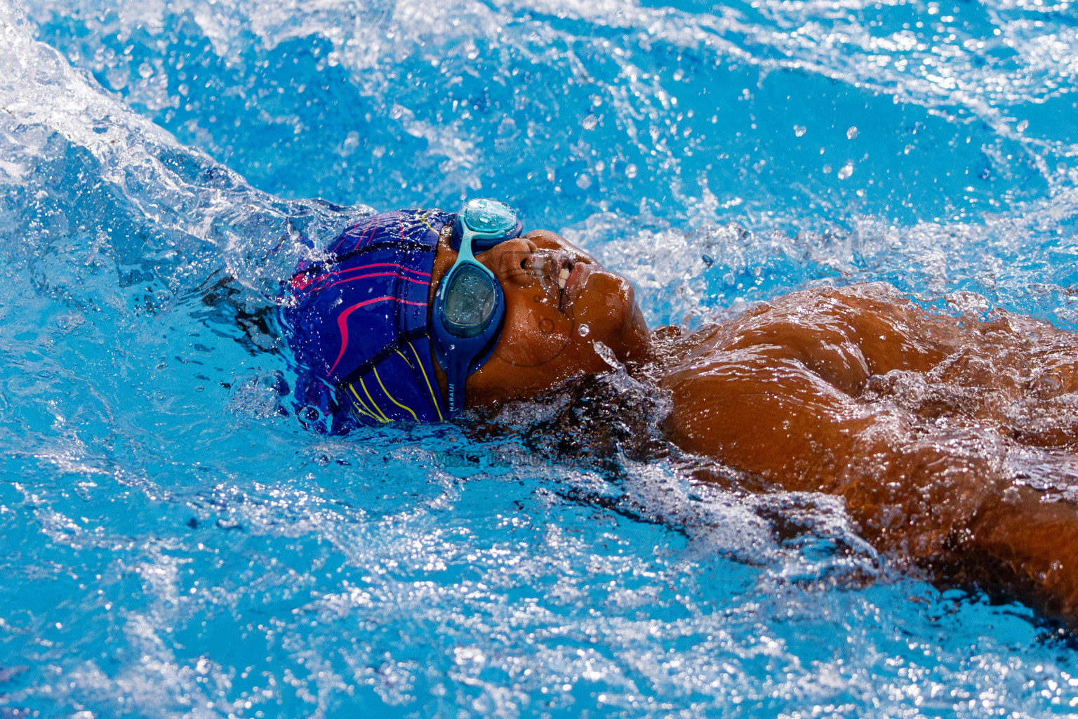 Day 1 of BML 5th National Swimming Kids Festival 2024 held in Hulhumale', Maldives on Monday, 18th November 2024. Photos: Nausham Waheed / images.mv