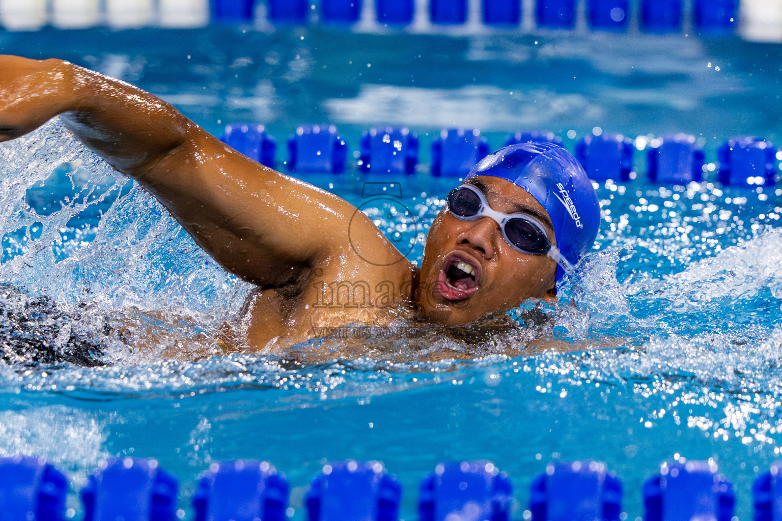 Day 2 of 20th Inter-school Swimming Competition 2024 held in Hulhumale', Maldives on Sunday, 13th October 2024. Photos: Nausham Waheed / images.mv