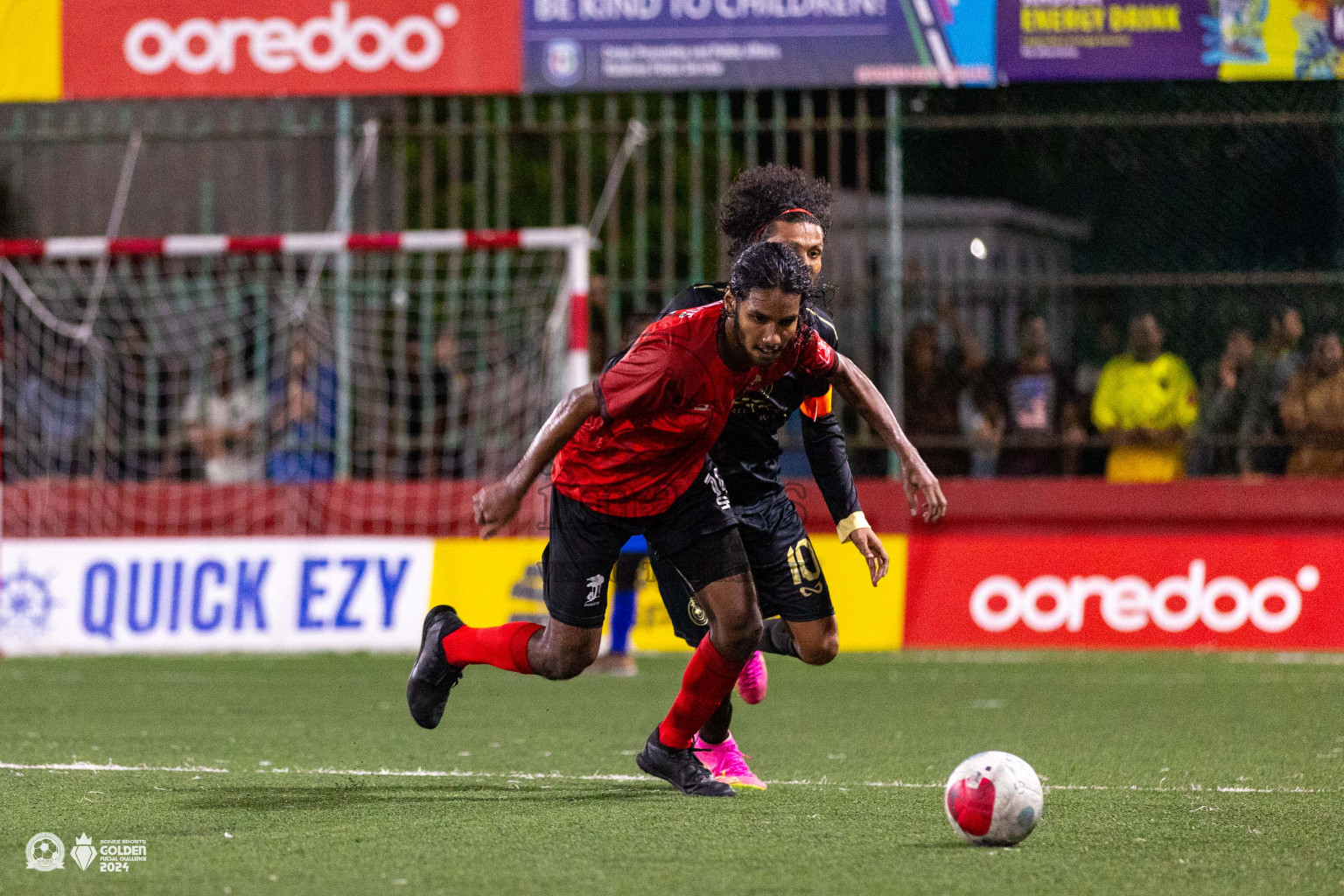 ADh Dhangethi vs ADh Maamigili in Day 7 of Golden Futsal Challenge 2024 was held on Saturday, 20th January 2024, in Hulhumale', Maldives Photos: Ismail Thoriq / images.mv