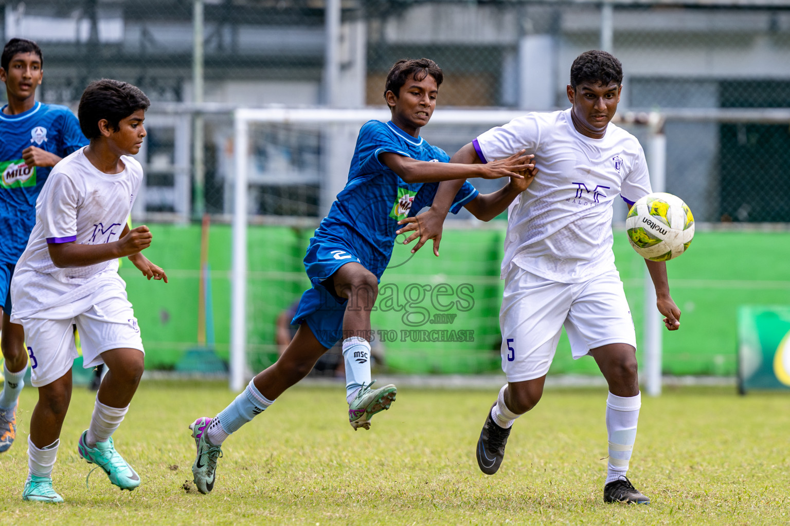 Day 3 of MILO Academy Championship 2024 (U-14) was held in Henveyru Stadium, Male', Maldives on Saturday, 2nd November 2024.
Photos: Hassan Simah / Images.mv