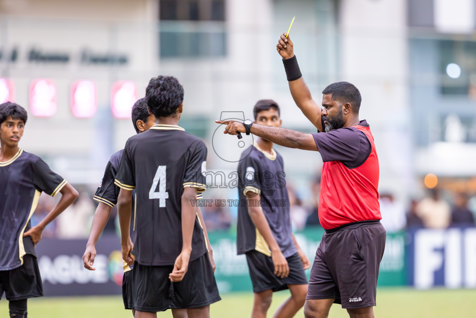 Eagles vs Maziya (U14) in Dhivehi Youth League 2024 - Day 2. Matches held at Henveiru Stadium on 22nd November 2024 , Friday. Photos: Shuu Abdul Sattar/ Images.mv