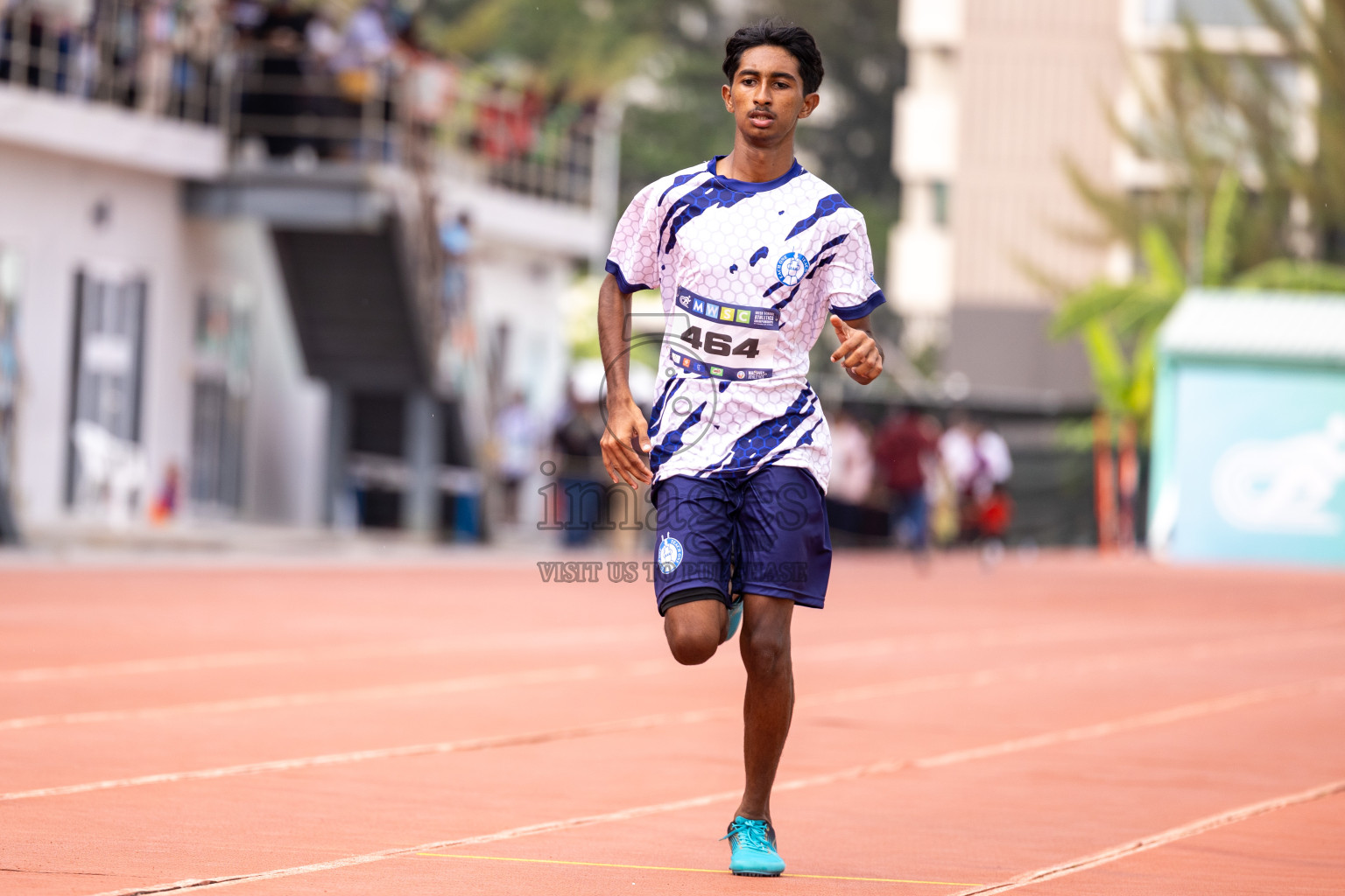 Day 6 of MWSC Interschool Athletics Championships 2024 held in Hulhumale Running Track, Hulhumale, Maldives on Thursday, 14th November 2024. Photos by: Ismail Thoriq / Images.mv