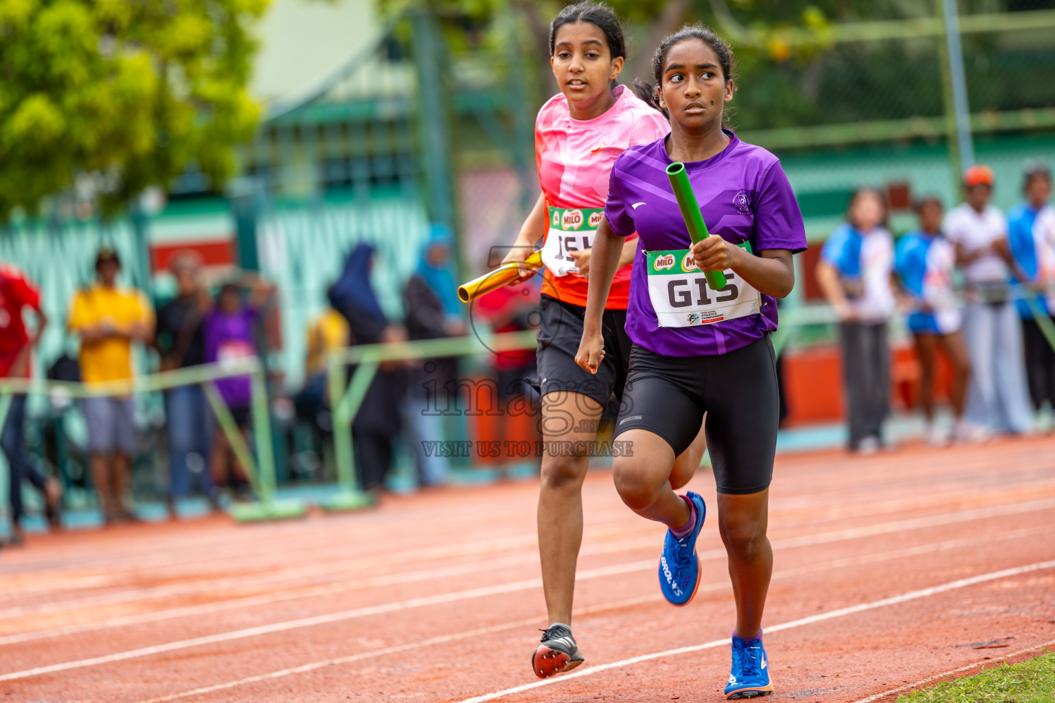 Day 6 of Inter-school Athletics Championship 2025 held in Ekuveni Synthetic Track, Male', Maldives on Sunday, 12th October 2025. Photos by: Ismail Thoriq / Images.mv