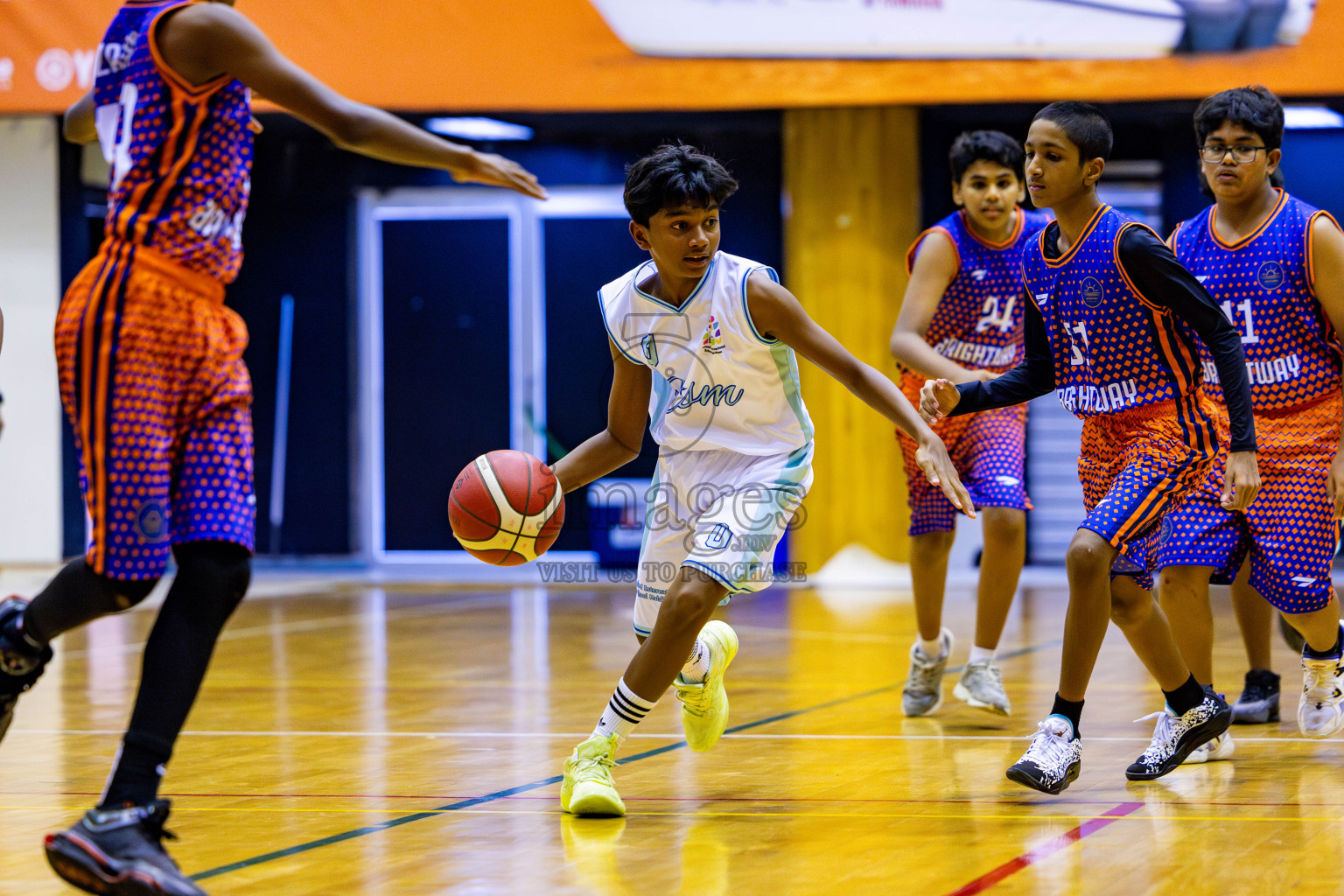 Finland International School vs Brightway International School in day 10 of Junior Championship 2024 was held in Social Center, Male', Maldives on Thursday, 21st November 2024. Photos: Nausham Waheed / images.mv