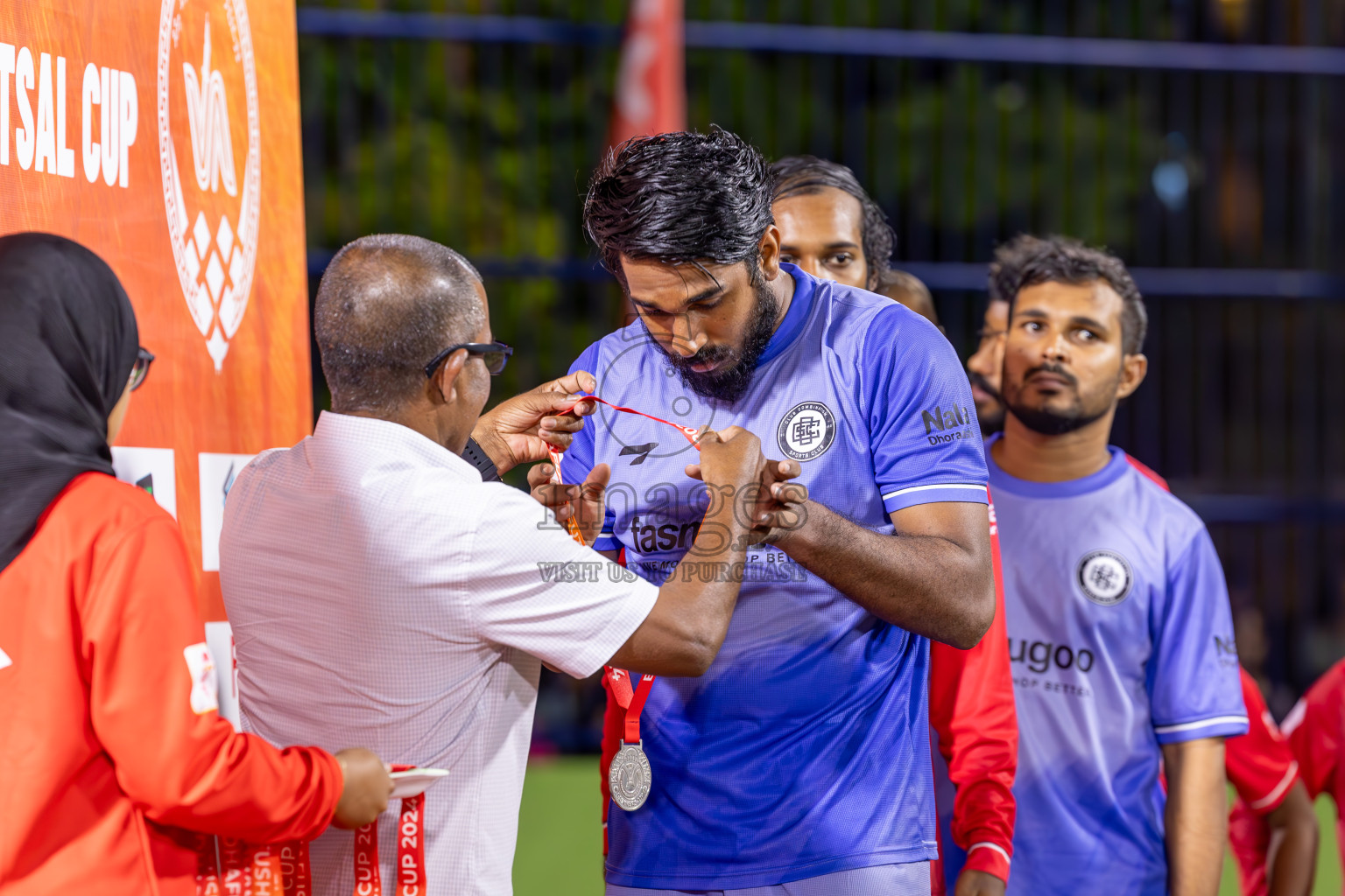 CC Sports Club vs Afro SC in the final of Eydhafushi Futsal Cup 2024 was held on Wednesday , 17th April 2024, in B Eydhafushi, Maldives
Photos: Ismail Thoriq / images.mv