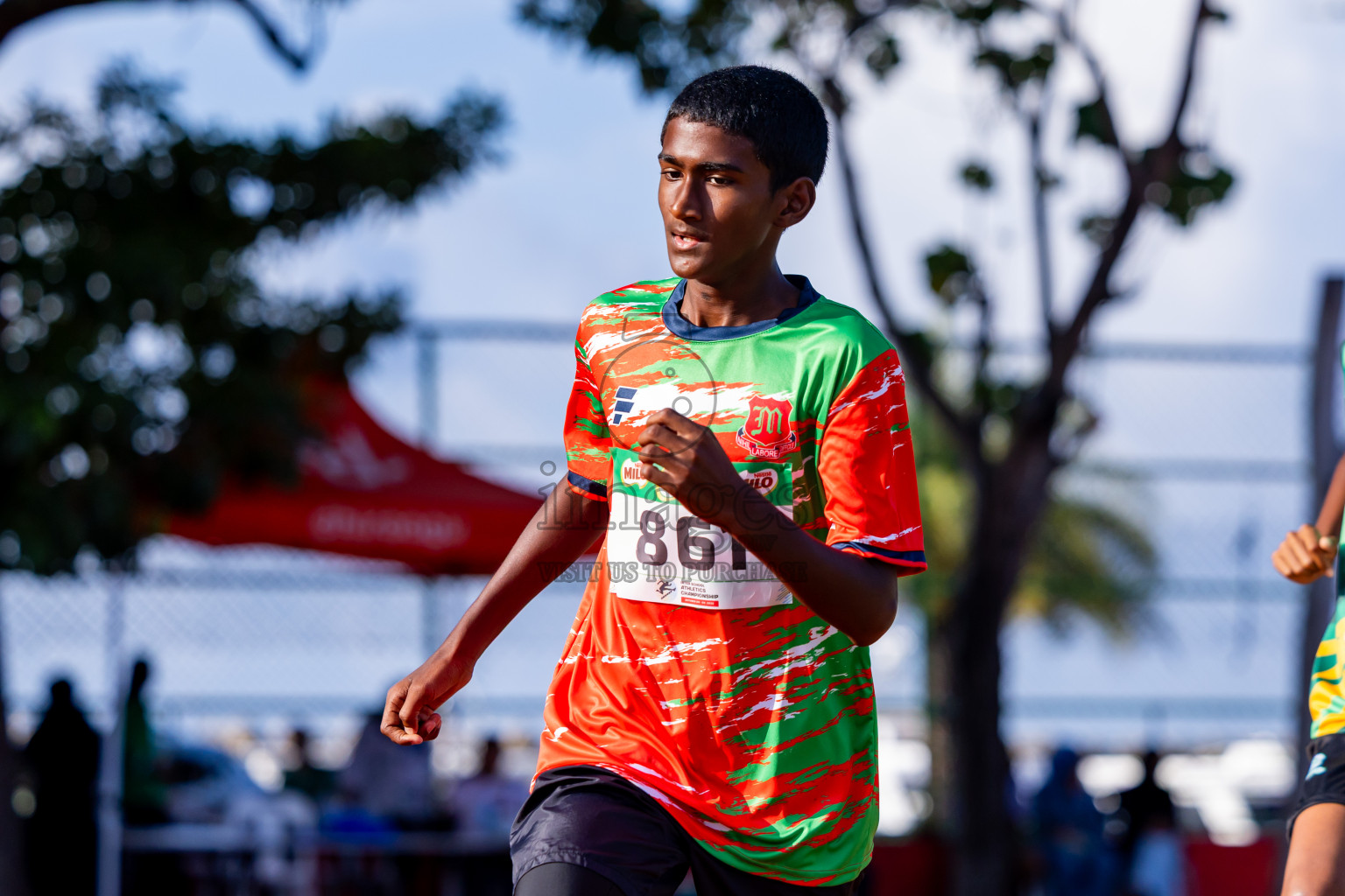 Day 2 of Inter-school Athletics Championship 2025 held in Ekuveni Synthetic Track, Male', Maldives on Tuesday, 07th October 2025. Photos by: Nausham Waheed / Images.mv